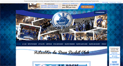 Desktop Screenshot of bronbasketclub.fr