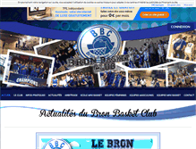 Tablet Screenshot of bronbasketclub.fr